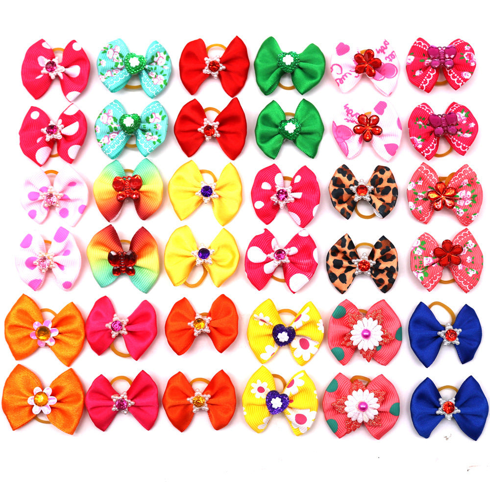 Dog Bow Rubber Band