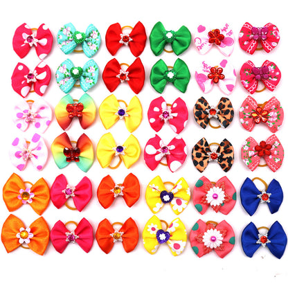 Dog Bow Rubber Band