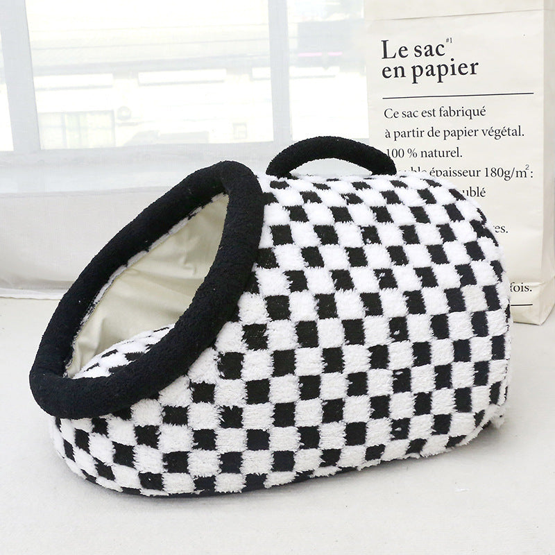 Four Seasons Universal Semi-enclosed Dog House Pet Bed Thick Warm
