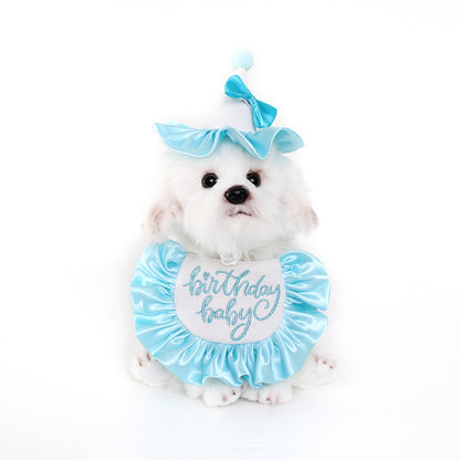 Dog Birthday Saliva Towel Party Neck Scarf