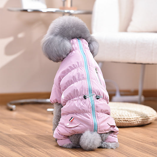 Dog Fashion Outdoor Tight Belly Wrap Shell Jacket