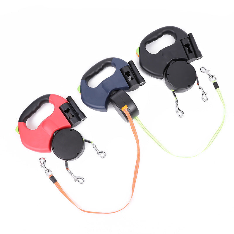 Multifunctional Retractable Dog Leash 360°