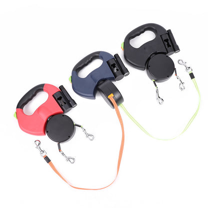 Multifunctional Retractable Dog Leash 360°