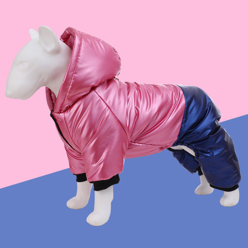 Dog Four-legged Cotton-padded Clothes