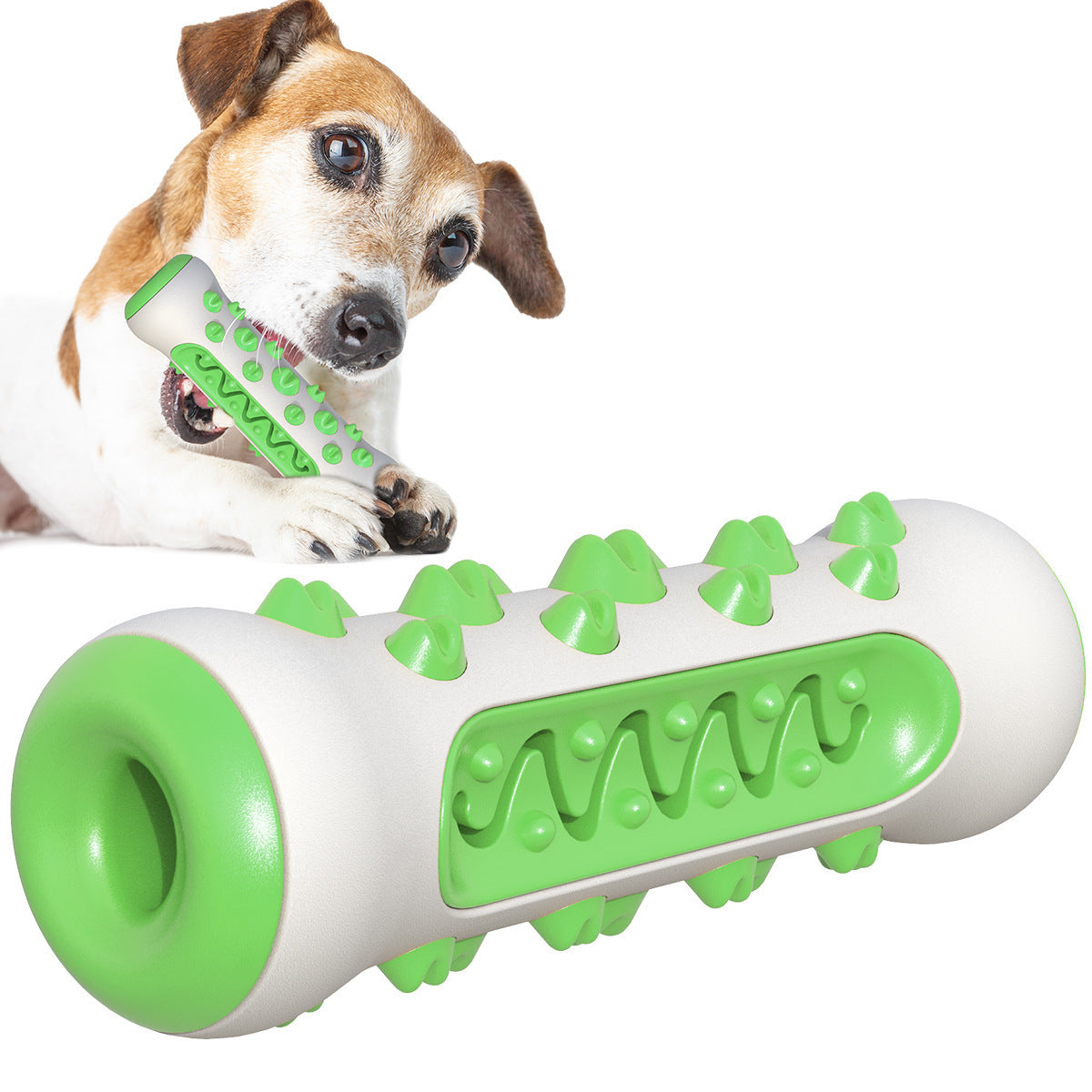 Dog Toothbrush Chew Teeth Cleaning Stick Natural Rubber