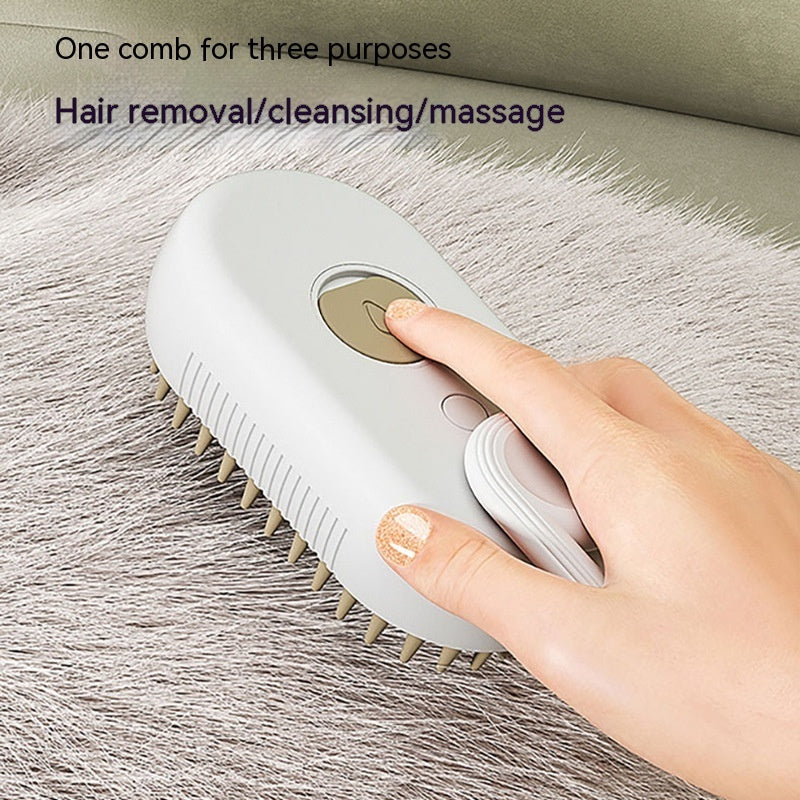 Dog Brush 3 In 1 Electric Spray