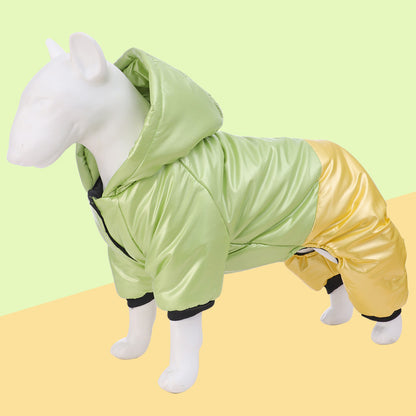 Dog Four-legged Cotton-padded Clothes