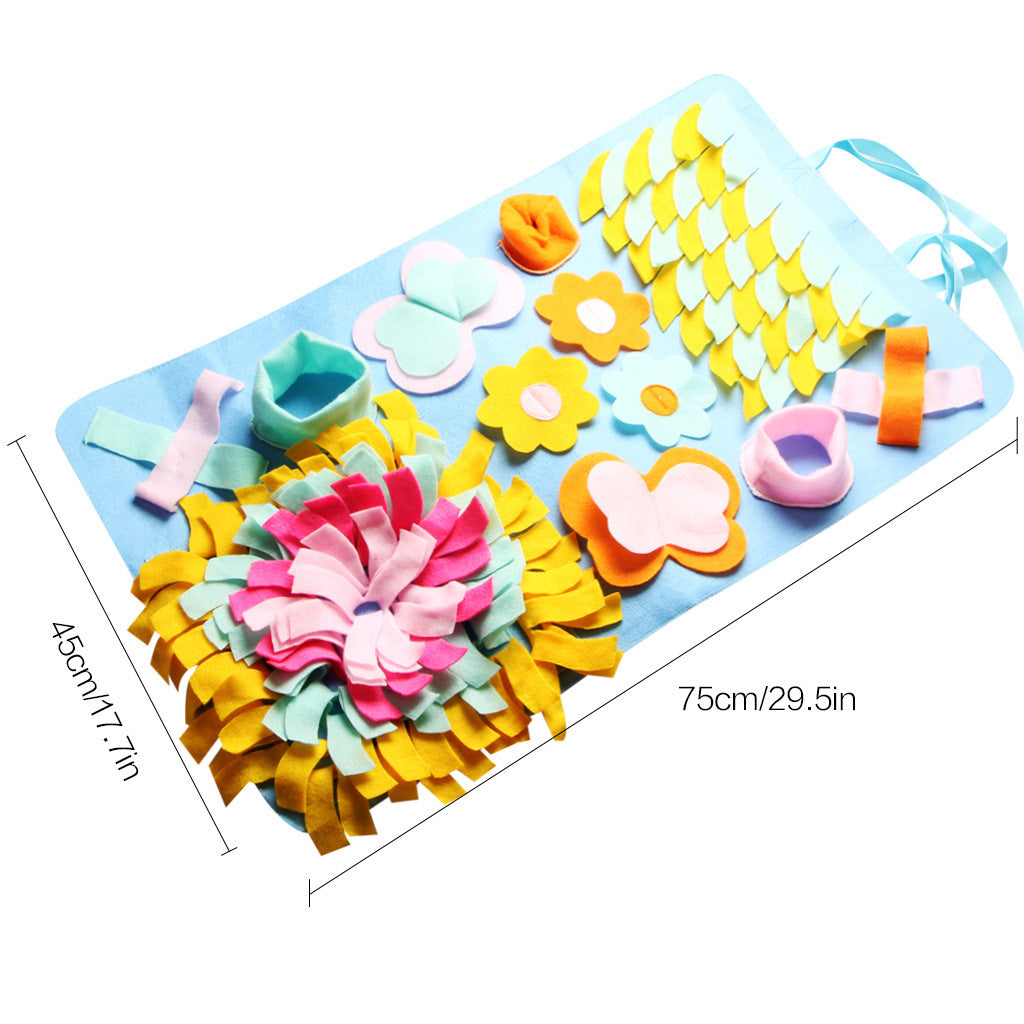 Small And Medium Dog Smell Exercise Game Blanket