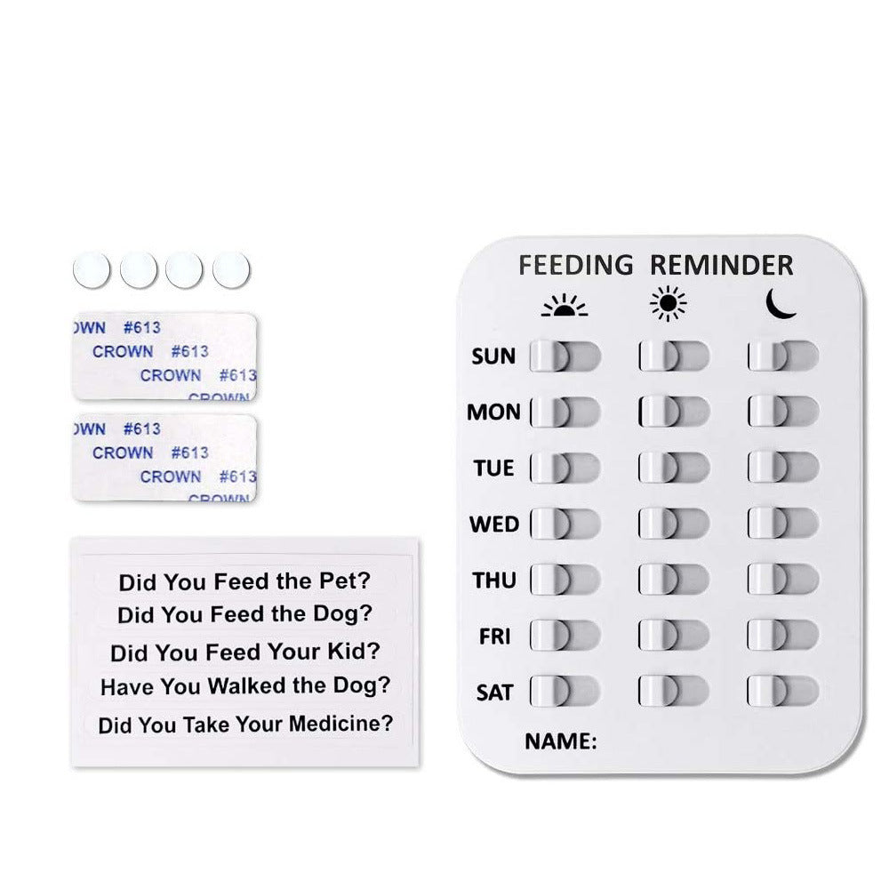 Dog Feeding Record Board