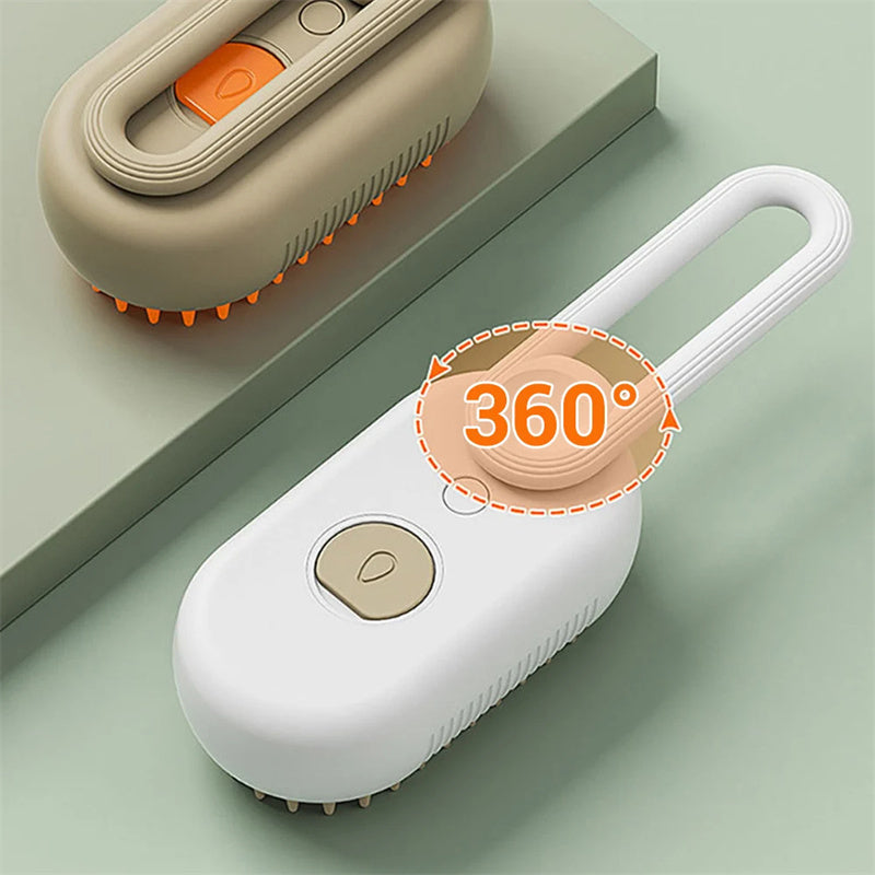 Dog Brush 3 In 1 Electric Spray