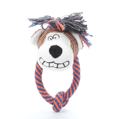 Dog Cotton Rope Toy Sound Grinding Teeth Cleaning