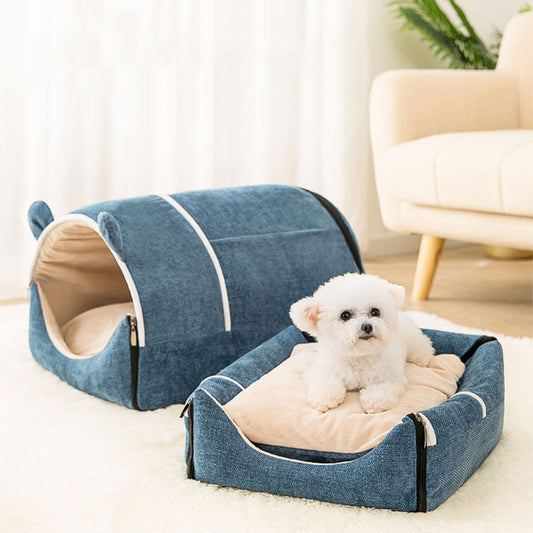 Warm And Washable Dog Kennel